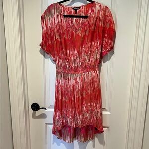 Express Pink High Low Dress